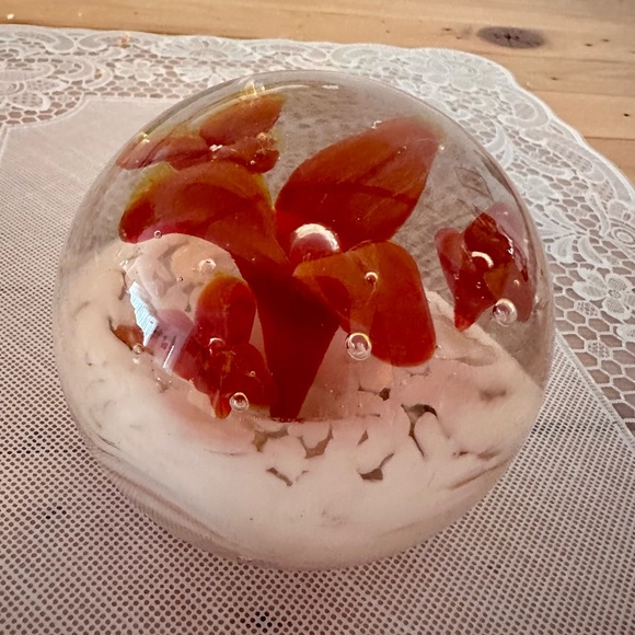 Vintage Blown Glass Paperweight - Picture 2 of 13